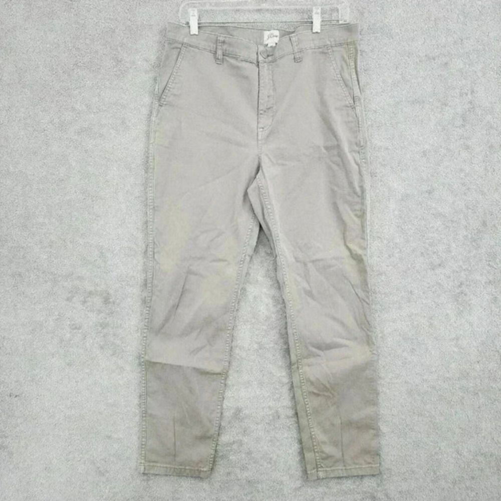 J. Crew Vintage Straight Khaki Women's Pants‎ 31T  10CT